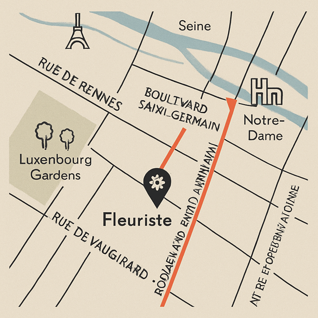 Plan d'accès à notre magasin